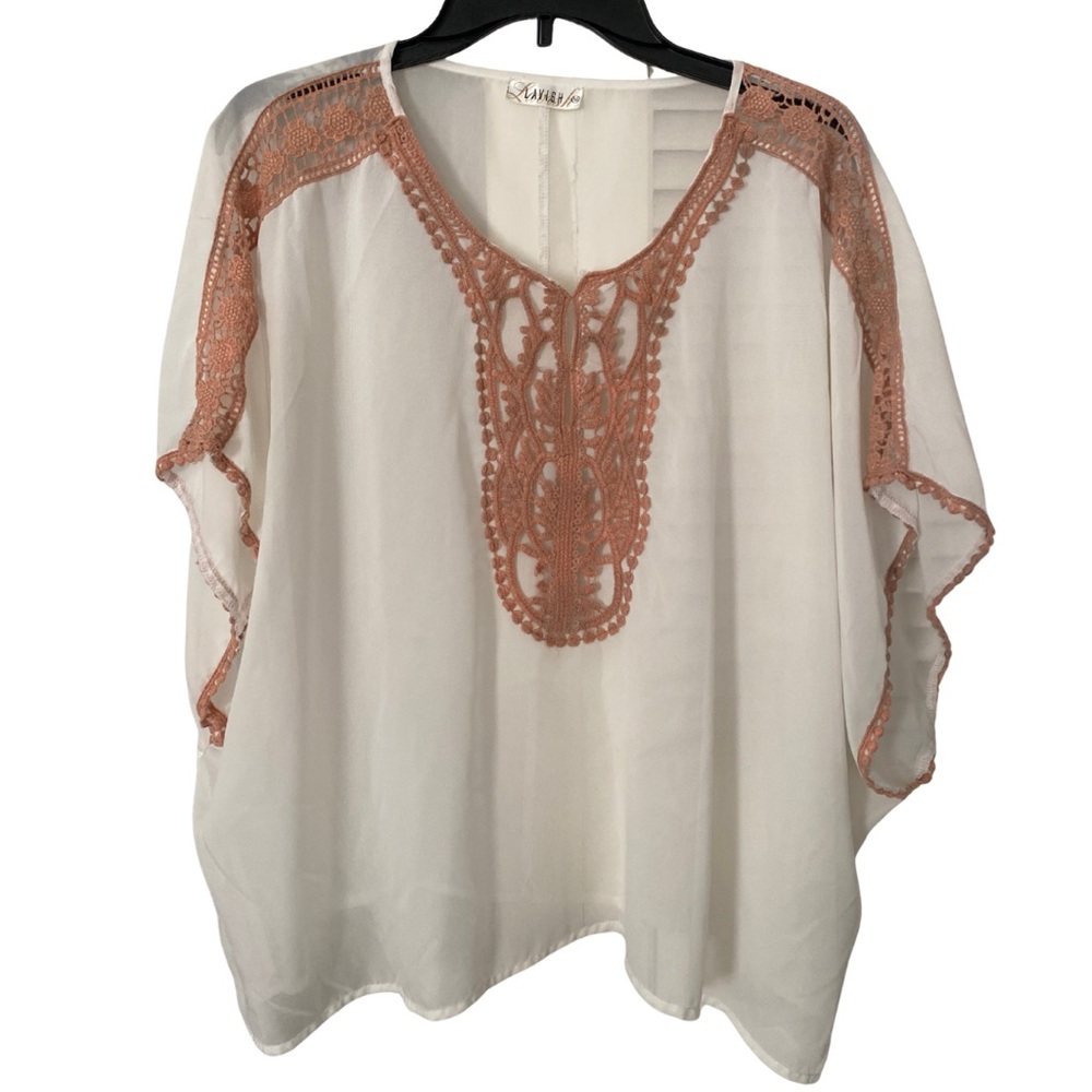 Lavish White Boxy Oversized Relaxed Blouse